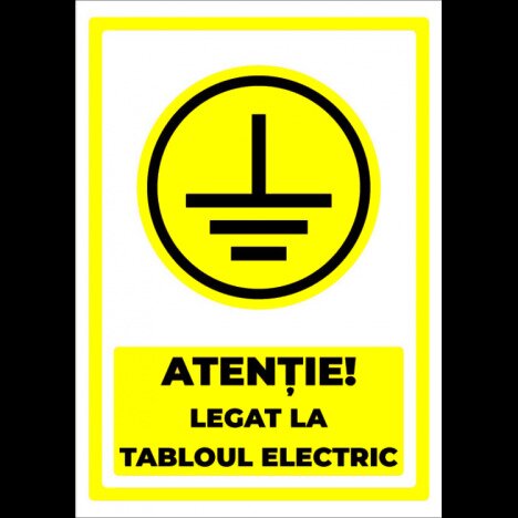 indicator atentie legat la tabloul electric